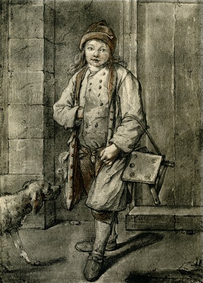Il lustrascarpe da Jean Baptiste Simeon Chardin