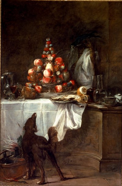 Il buffet da Jean Baptiste Simeon Chardin