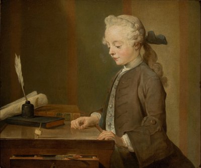 Ritratto di Auguste Gabriel Godefroy da Jean Baptiste Simeon Chardin