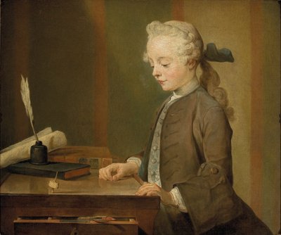 Ritratto di Auguste Gabriel Godefroy da Jean Baptiste Simeon Chardin