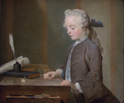Ritratto di Auguste Gabriel Godefroy da Jean Baptiste Simeon Chardin