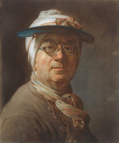 Autoritratto con visiera da Jean Baptiste Simeon Chardin