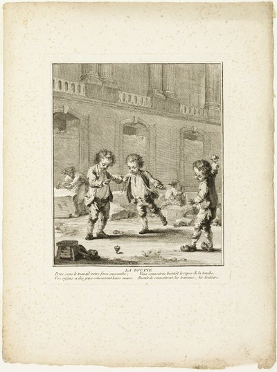 La cima, da I giochi dei ricci di Parigi da Jean Baptiste Tilliard I