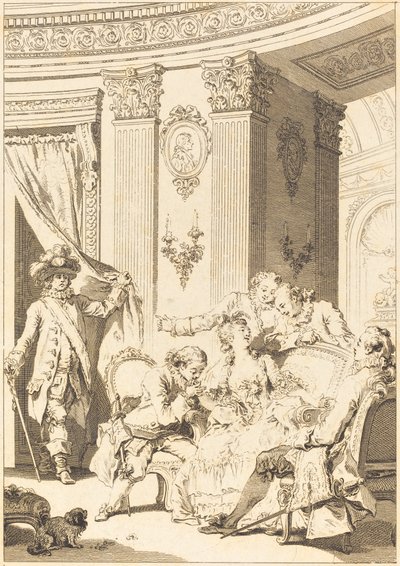 Il marito confessore da Jean Baptiste Tilliard and Antoine Jean Duclos after Jean Honoré Fragonard