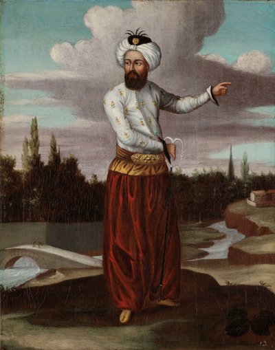 Un Chaous, un corriere del sultano da Jean Baptiste Vanmour (workshop of)