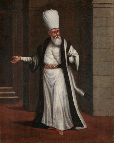 Il Janissary Aga, Comandante in Capo dei Giannizzeri da Jean Baptiste Vanmour (workshop of)