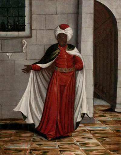 Il Kislar Aghassi, Capo degli Eunuchi Neri del Sultano da Jean Baptiste Vanmour (workshop of)