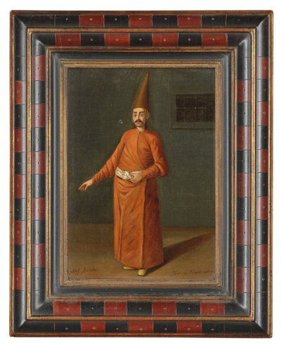 Un portatore di ascia ottomano da Jean Baptiste Vanmour