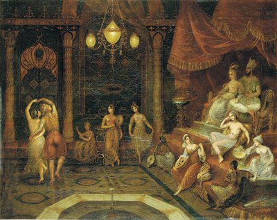 Intrattenere il sultano da Jean Baptiste Vanmour