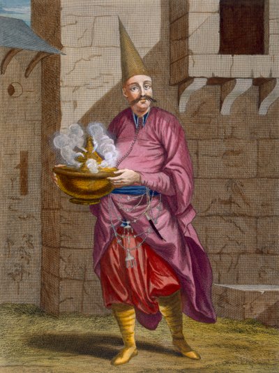 Halvadgi, il Pasticcere del Sultano, c.1708 da Jean Baptiste Vanmour
