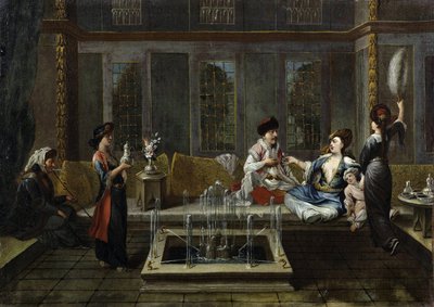 La conversazione da Jean Baptiste Vanmour