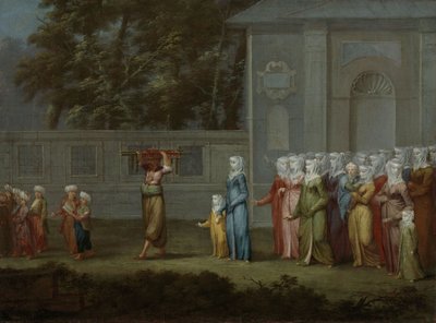 Il primo giorno di scuola, c.1720-37 da Jean Baptiste Vanmour