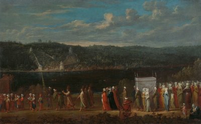 Processione nuziale sul Bosforo da Jean Baptiste Vanmour