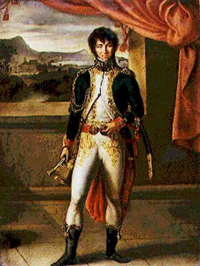 Ritratto di Joachim Murat da Jean Baptiste Vicar