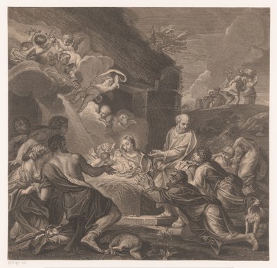 Adorazione dei pastori (serie Cabinet Crozat, Recueil d