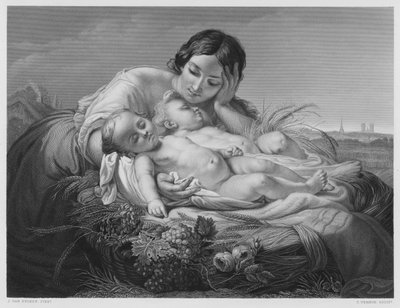 Abbondanza, dal quadro nella Collezione Reale da Jean Baptiste van Eycken