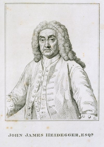 John James Heidegger (1666-1749) da Jean Baptiste van Loo