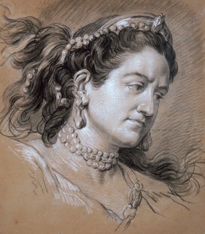Ritratto di una donna, XVIII secolo da Jean Baptiste van Loo