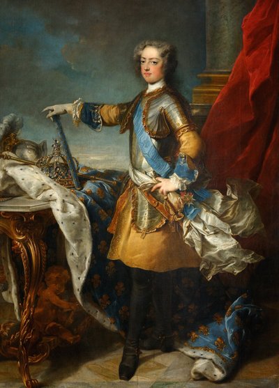 Ritratto del re Luigi XV 1710-1774, ca 1723-1724 da Jean Baptiste van Loo