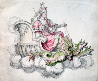 Sedia di Medea da Jean Berain, Jean Baptiste Lully