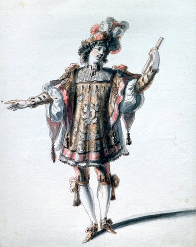 Costume di Jean Berain il Vecchio da Jean Berain, Jean Baptiste Lully