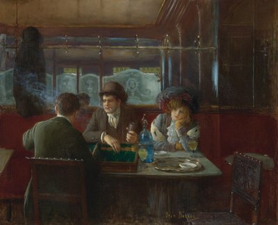 Backgammon al caffè da Jean Beraud