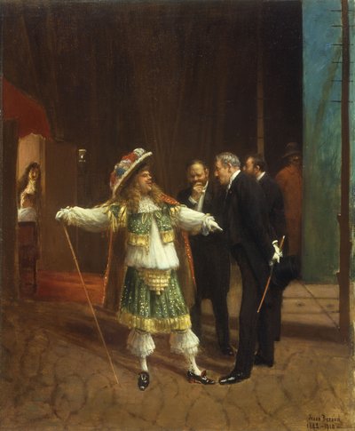 Coquelin il Vecchio in "Il borghese gentiluomo" di Molière da Jean Beraud
