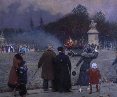 Bandiera tedesca portata agli Invalides da Jean Beraud