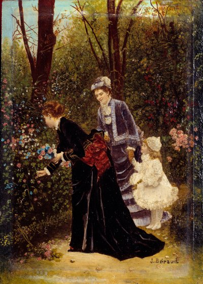 Nel giardino da Jean Beraud