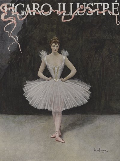 La Danzatrice. Copertina di Le Figaro Illustré, febbraio 1895 da Jean Beraud
