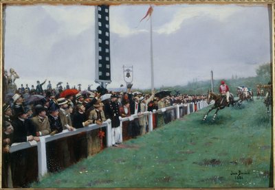 Gare a Longchamp; il traguardo da Jean Beraud