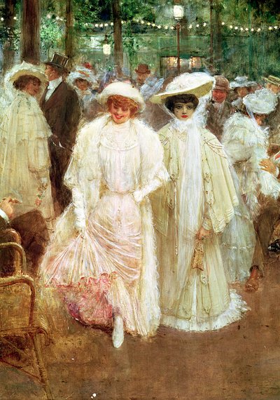 I Giardini di Parigi, o Le Bellezze della Notte, 1905 da Jean Beraud