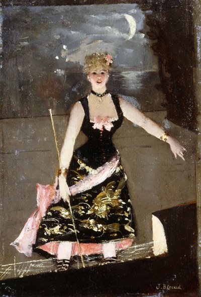 La cantante del Music Hall da Jean Beraud