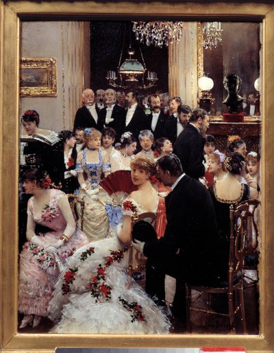 La sera. Dipinto di Jean Beraud (1849-1936). Dim. 0,35x0,27m. Parigi, Museo Carnavalet da Jean Beraud