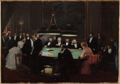 La sala giochi da Jean Beraud