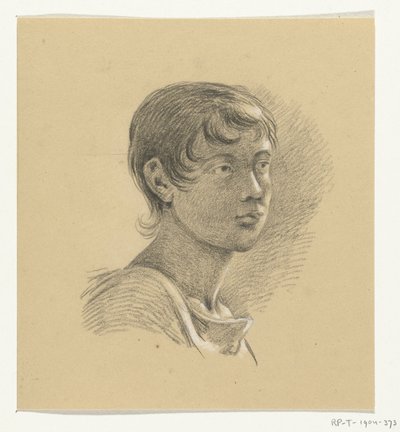 Testa di un ragazzo, verso destra da Jean Bernard