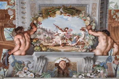 Uno dei quarantuno pannelli con scene che narrano gli eventi di Bacco da Jean Boulanger