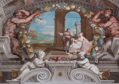 Uno dei quarantuno pannelli con scene che narrano gli eventi di Bacco da Jean Boulanger