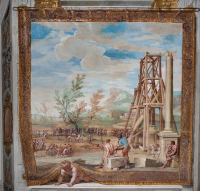Sollevamento delle colonne sul fiume Gange da Jean Boulanger