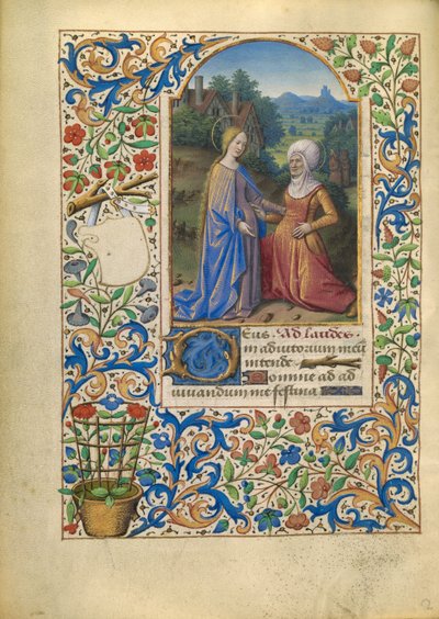 Die Heimsuchung da Jean Bourdichon