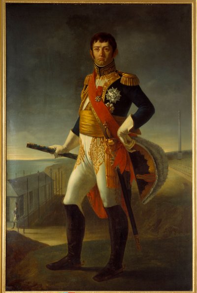 Ritratto in piedi di Nicolas Soult (1769-1851) maresciallo di Francia, Duca di Dalmazia da Jean Broc