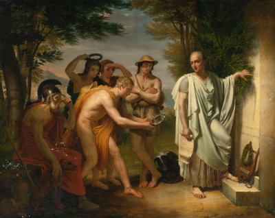 Orazio sulla tomba di Virgilio da Jean Bruno Gassies