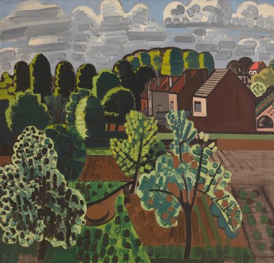 Paesaggio soleggiato del Brabante da Jean Brusselmans