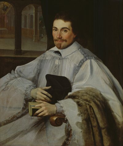 Ritratto di un canonico, 1623 da Jean Chalette