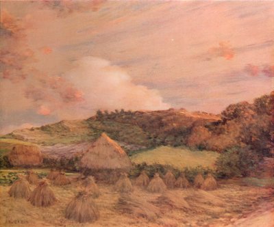 Les Meules, c1885 da Jean Charles Cazin