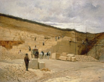 La cava di Monsieur Pascal vicino a Nanterre da Jean Charles Cazin