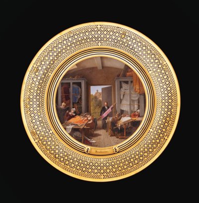 Brodeuse, c.1820-35 da Jean Charles Develly