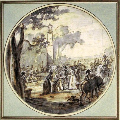 Napoleone I (1769-1821) a Saint-Cloud da Jean Charles Develly