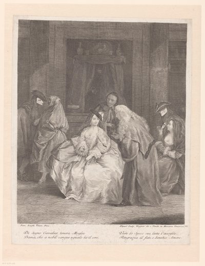 Ballo in maschera da Jean Charles Flipart