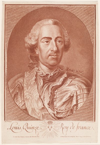 Luigi XV, Re di Francia da Jean Charles François